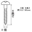 福井金属工芸 ステンレス木ネジ丸頭2.4×16 6855(2)