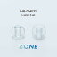 ラディウス　ディープマウントイヤーピース ZONE L 3セット クリア　HP-DME21CL