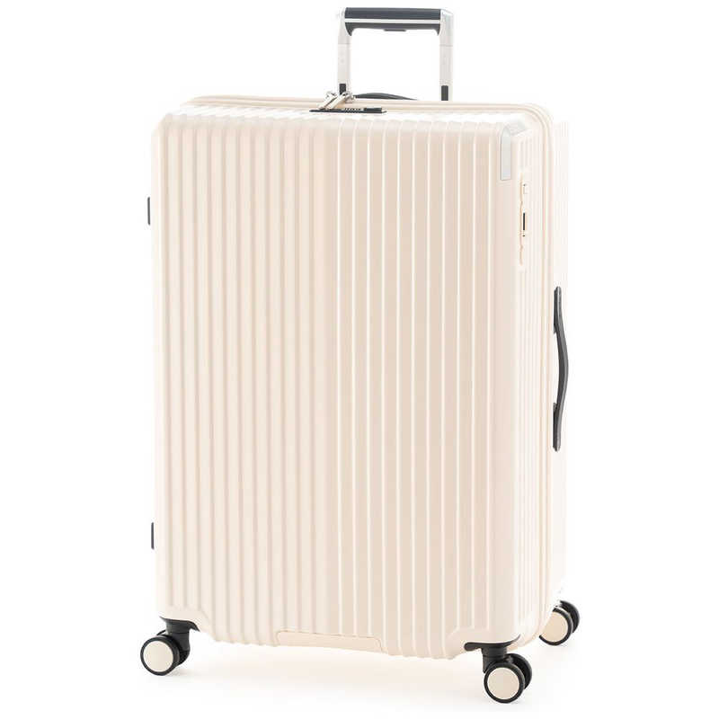 SOLIDKNIGHT　スーツケース ジッパータイプ 104L 拡張機能付き マットバニラ　ALI-075-28W
