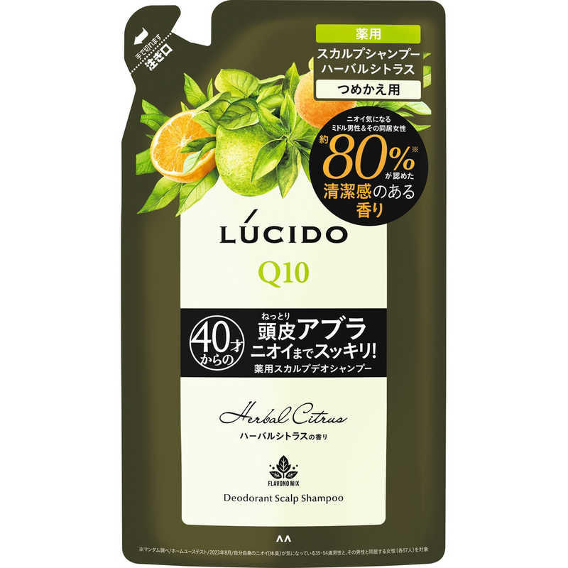 マンダム　ルシード薬用スカルプデオシャンプーハーバルシトラス つめかえ用
