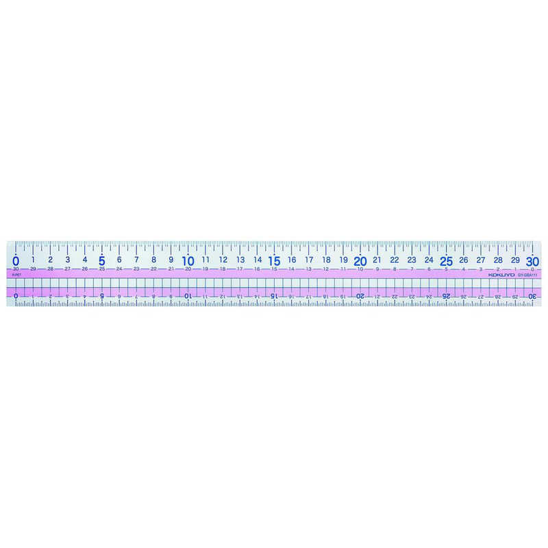 コクヨ　直線定規 30cm ピンク　GY-GB111P