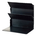 リヒトラブ 1冊でも倒れないブックスタンド A4 ブラック A3577-24