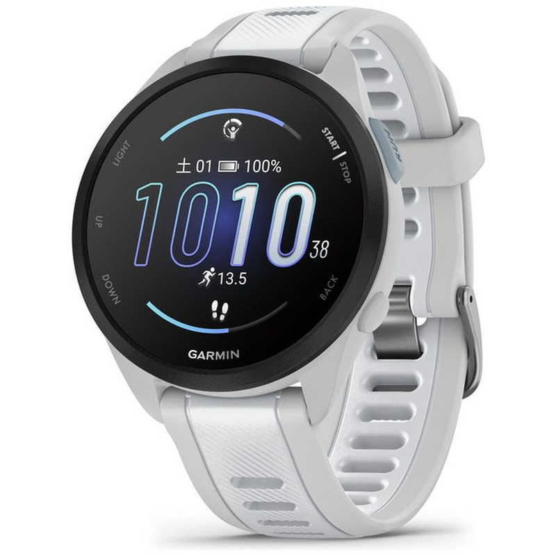 GARMIN　Forerunner 165 (フォアランナー 165)ランニングGPSスマートウォッチ (Suica対応) (ガーミン) WhiteGray　010-02863-81