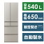 三菱　MITSUBISHI　冷蔵庫 6ドア MZシリーズ 幅65.0cm 540L フレンチドア(観音開き)　MR-MZ54K-C グランドクレイベージュ（標準設置無料）