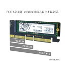 YOUZIPPER PCI-E 4.0 to M.2 NVMe SSD 変換アダプター 直差しタイプ HDX-P2M