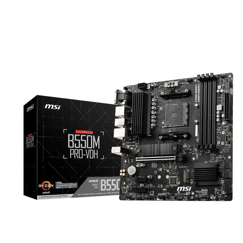 MSI　マザーボード［MicroATX］　B550M PRO-VDH