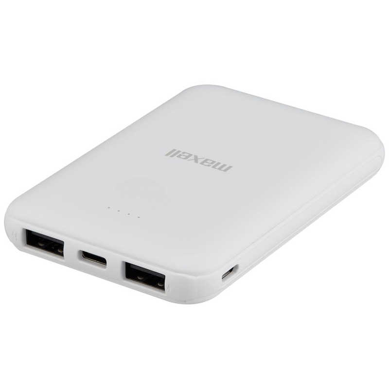 マクセル　モバイルバッテリー 薄型コンパクトサイズ 5000mAh WH　MPCCE5000
