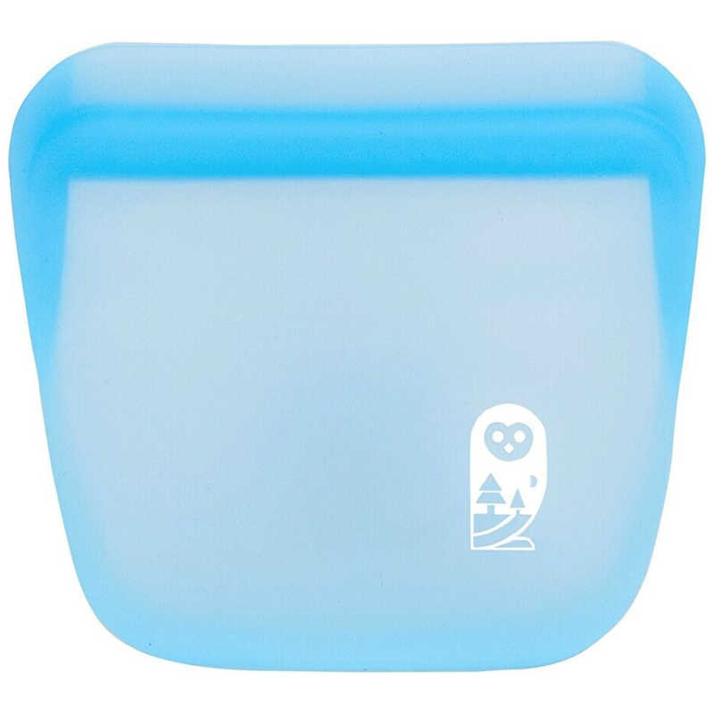 ZIPOWL　繰り返し使えるシリコンバッグ ジップオウル Sサイズ(200ml)ブルー ［200ml］　101B