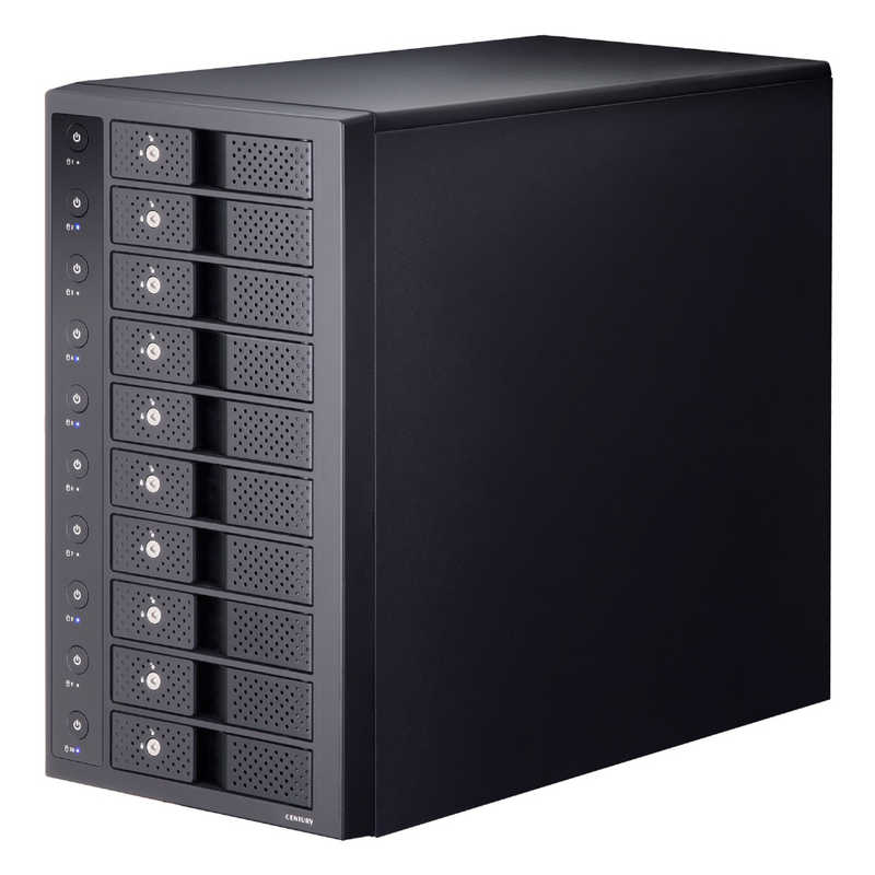 センチュリー　裸族のスカイタワー 10Bay USB10G IS 裸族 ［3.5インチ対応 /SATA /10台］　CRST1035U32CIS2