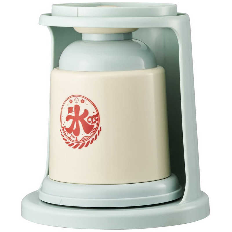 ドウシシャ　電動かき氷器 アイスグリーン　DIN-B4GR