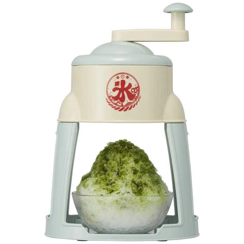 ドウシシャ　手動かき氷器 アイスグリーン　IS-T-B4GR