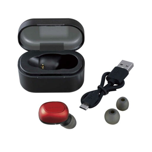セイワ Bluetoothワイヤレスイヤホンマイク Bluetooth ver5.1 レッド BTE181 セイワ Bluetoothワイヤレスイヤホンマイク Bluetooth ver5.1 レッド BTE181