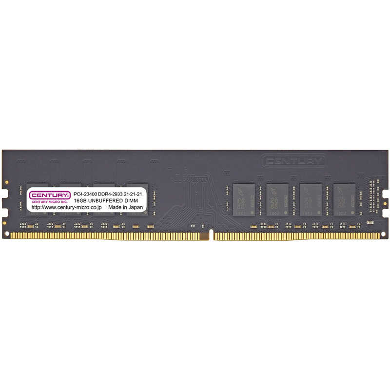 センチュリーマイクロ　増設用メモリ DDR4 288PIN DIMM[DIMM DDR4 /16GB /2枚]　CB16GX2-D4U2933