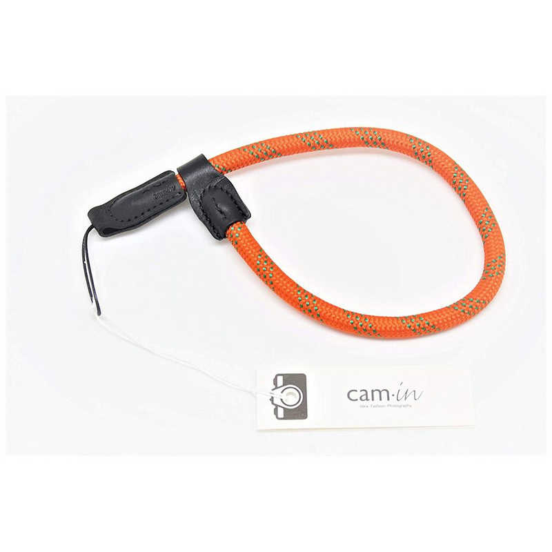 CAMIN　ハンドストラップ　DWS00227 オレンジ/モスグリーン