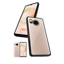 SHIZUKAWILL AQUOS sense8 SH-54D SHG11 サイドメッキ ケース カバー クリアケース Shizukawill SHAQSE8CLBK