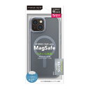 iPhone 15/14/13用 MagSafe対応 ハイブリッドケース メタリック/シルバー PG-23AMGPT05SV