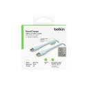 BELKIN　BoostCharge USB-C to USB-C 編組ケーブル 2m ブルー ［USB Power Delivery対応］　CAB004BT2MBL