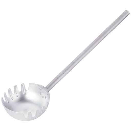 ヒキモト アルミ製麺ひしゃく(両口) φ20cm×柄長50cm AAL5401 ヒキモト アルミ製麺ひしゃく(両口) φ20cm×柄長50cm AAL5401