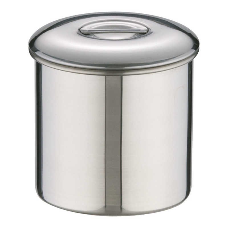 本間製作所　エコクリーン18-8内蓋式キッチンポット 8cm 　AEK1101