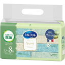 ユニチャーム Silcot(シルコット)ノンアルコール除菌 詰替43枚×8個 マカロン企画(ピスタッシュカラー)