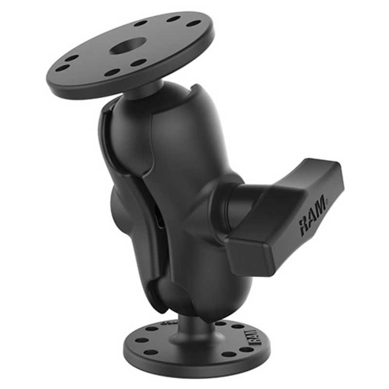 RAMMOUNTS ダブルボールマウント 1.5インチ Sサイズ RAM-101U-B