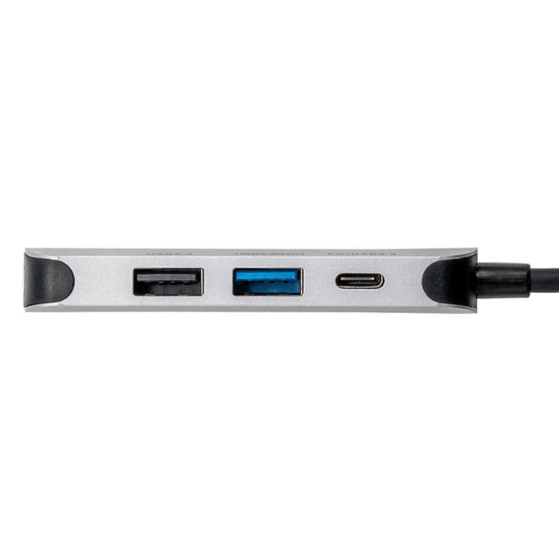 ナカバヤシ　PD対応 Type-C コンパクトドッキングステーション ［USB Power Delivery対応］　UD-C04SL