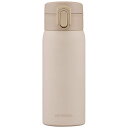 アイリスオーヤマ IRIS OHYAMA ステンレスケータイボトル ワンタッチ 350ml アイボリー SKB-O350