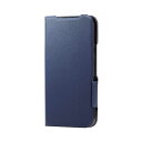 エレコム ELECOM Google Pixel 8a ソフトレザーケース 薄型 磁石付 ネイビー PM-P241PLFUNV