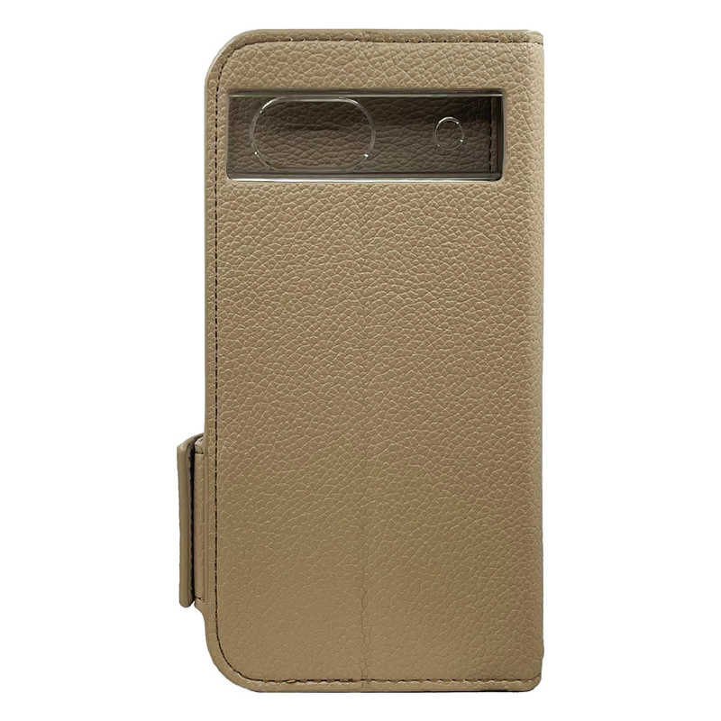 トリニティ　Google Pixel 8a ［FlipNote］ 耐衝撃フリップノートケース グレージュ　TRPX248AFNSHGRG