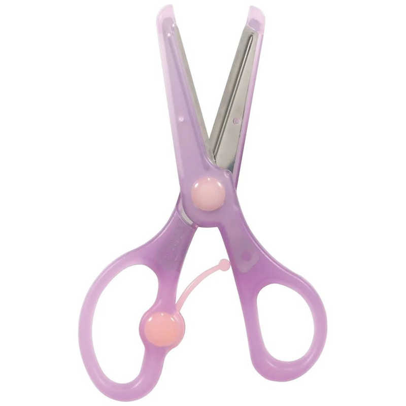 クツワ　教育はさみ きっちょん(パープル)　SS117PU