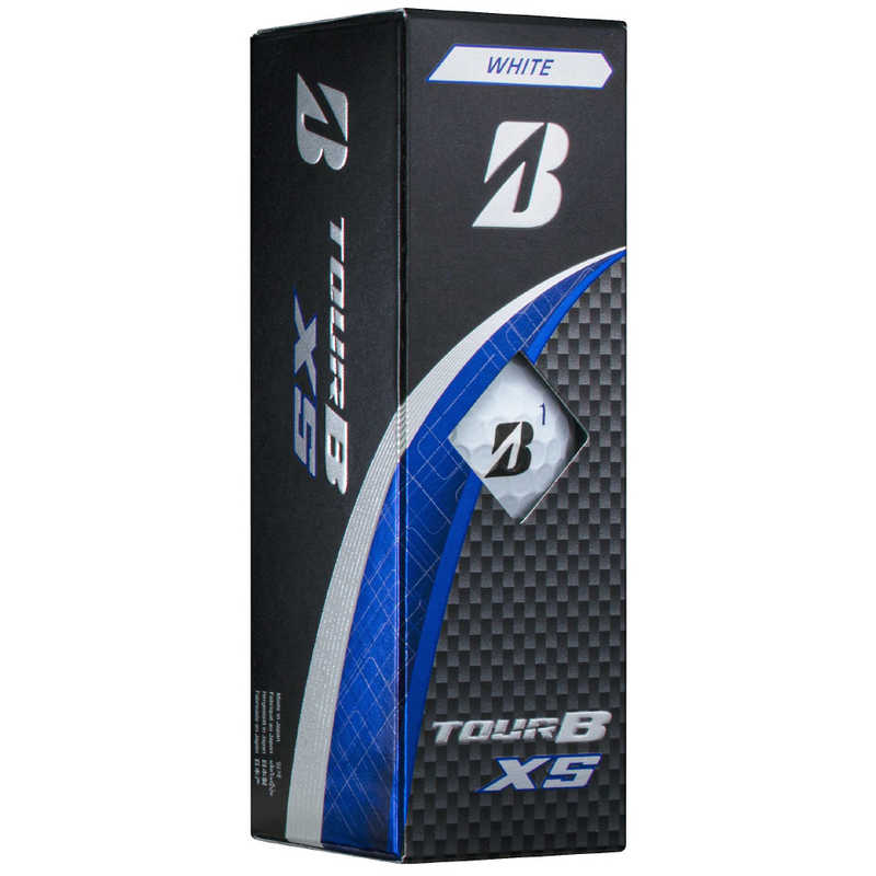 ブリヂストン ゴルフボール TOUR B XS ツアービー・エックスエス [3球(1スリーブ)] ホワイト 【返品交換不可】 S4WXJ