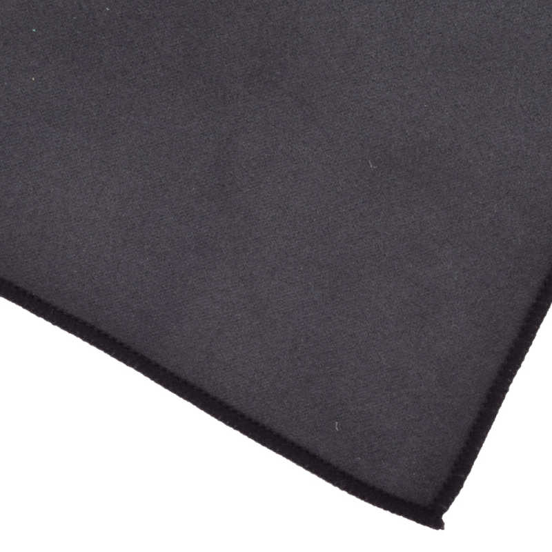 エツミ　クリーニングクロス for PC/タブレット 20×20cm ブラック　E-5354