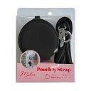 インプリンク ポーチ&ストラップ PUラウンド BK IMPS01BK(2)