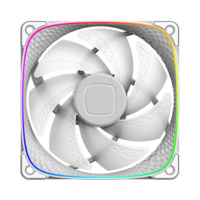 GEOMETRICFUTURE　ケースファン ［120mm /2000RPM］ Squama 2503W ホワイト　GF-SQ-2503W-1P(2)