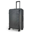 GRAND+ 拡張機能付きキャリーケース K2 Mサイズ 宿泊目安 : 1週間以上 70L(80L) TSAロック搭載 ブラック K2-M-01