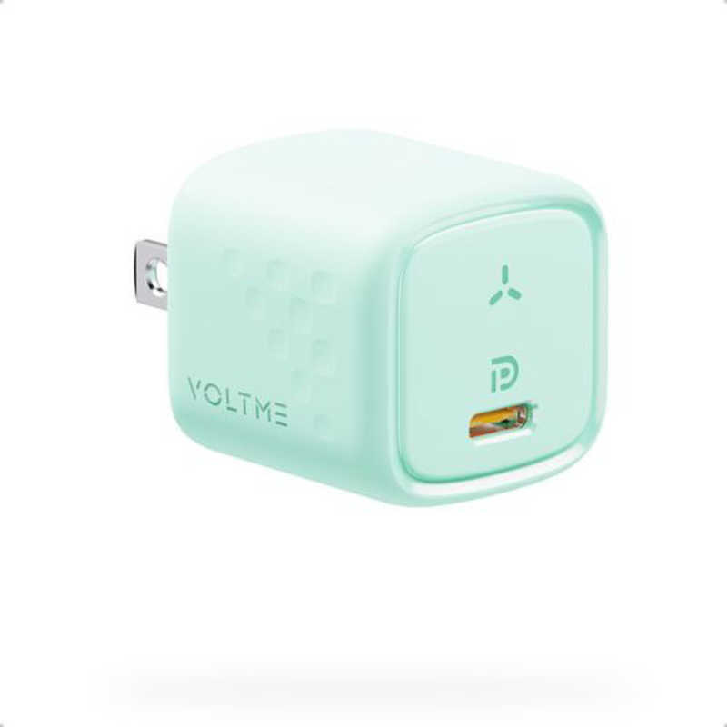 VOLTME　レボ30ミニ 30W 1ポート TypeC ブルー V2093 ［1ポート /GaN(窒化ガリウム) 採用］　V2094