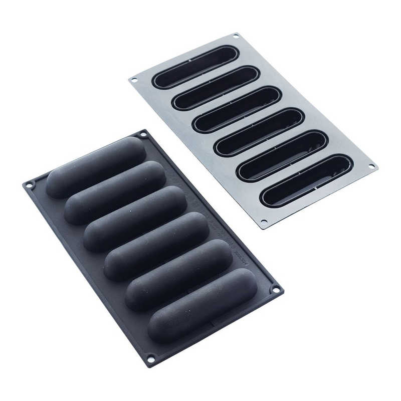 マルテラート　シリコンモルド エクレア 6取 30SIL504　WMLC701