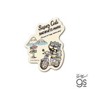 ゼネラルステッカー ダイカットステッカー はぴだんぶい×SuperCub バッドばつ丸 LCS-1625