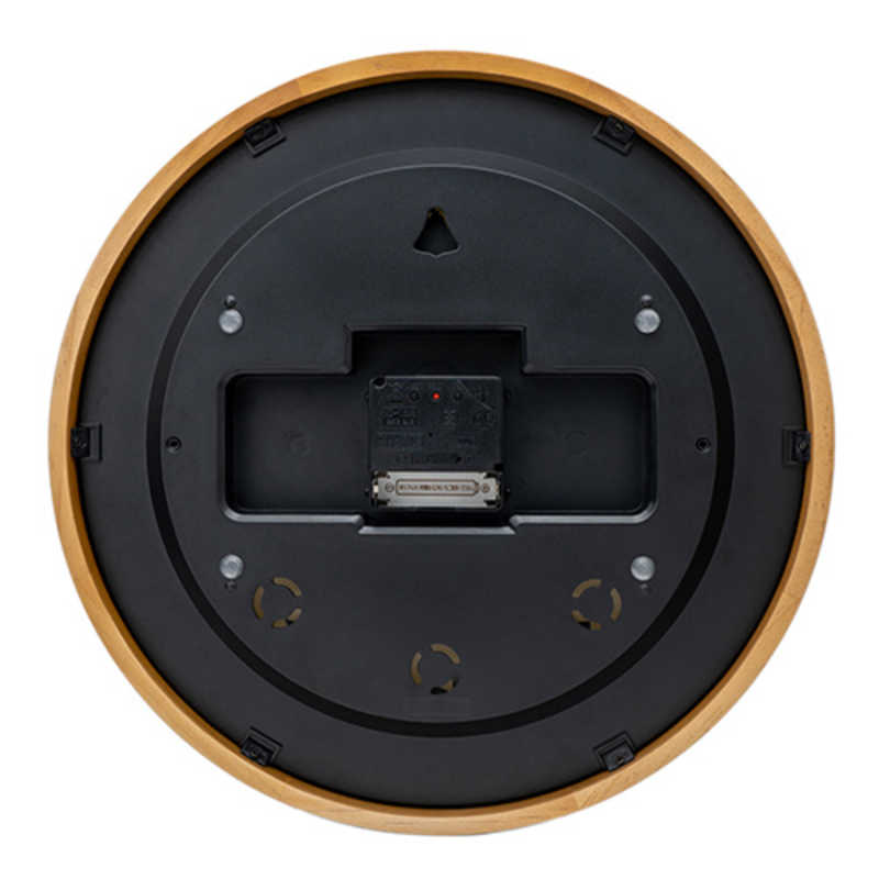 フォルミア 木枠電波掛時計 ブラウン [電波自動受信機能有] HWC-013RC [3]