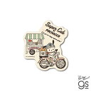 ゼネラルステッカー ダイカットステッカー はぴだんぶい×SuperCub ポチャッコ LCS-1624