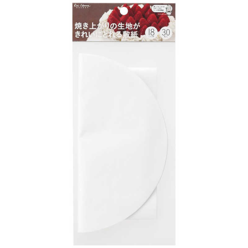 貝印　KHS デコ敷紙18cm用(30P)　DL6116