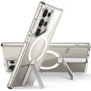 ESR Galaxy S24 Ultra対応 キックスタンド付き マグネットケース Clear BoostFlickstandCase