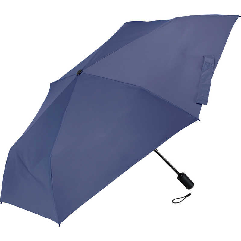 ウォーターフロント　折りたたみ傘 クイックシャット自動開閉 ［55cm］ ナイトネイビー　U355-0811DN2-B3
