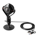 サンワサプライ スピーカー内蔵360度Webカメラ CMS-V71BK