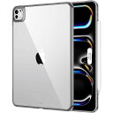 ESR iPad Pro 11インチ M4対応Classic Hybridスリムクリアケース Clear Black ClassicHybridCase