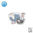 ゼネラルステッカー 透明ミニステッカー ねこに転生したおじさん ぱぷーん NOJ-009