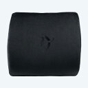 AROZZI ゲーミングチェア用ランバーサポート(腰クッション)ベロア調ブラック AZ-LUMBAR-BV