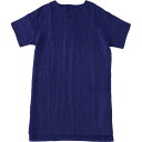 タオル美術館 cococi LDK レディースガーゼルームワンピース(Vネック)Lサイズ ネイビー