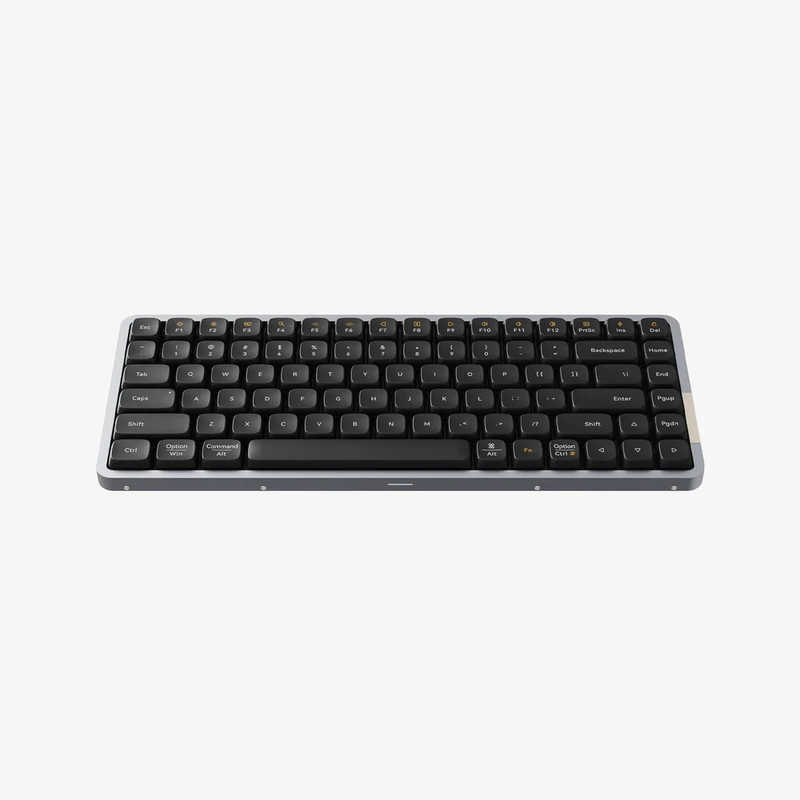 LOFREE キーボード Flow84(タクタイル軸・英語配列) ［有線・ワイヤレス /Bluetooth・USB］ グレー/キーキャップ：ブラック oe915b8
