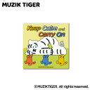 ゼネラルステッカー ダイカットミニステッカー MUZIK TIGER Keep Calm and Carry On MUZ-020